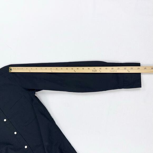 J Crew Men's Secret Wash Cotton Poplin Button Down Shirt Small Black - Picture 14 of 15